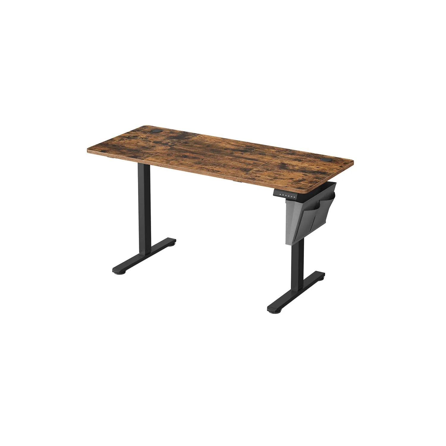 Pakeliamas automatinis biuro stalas vintažinis rudas 60x140cm Pakeliamas automatinis biuro stalas vintažinis rudas 60x140cm Akcija