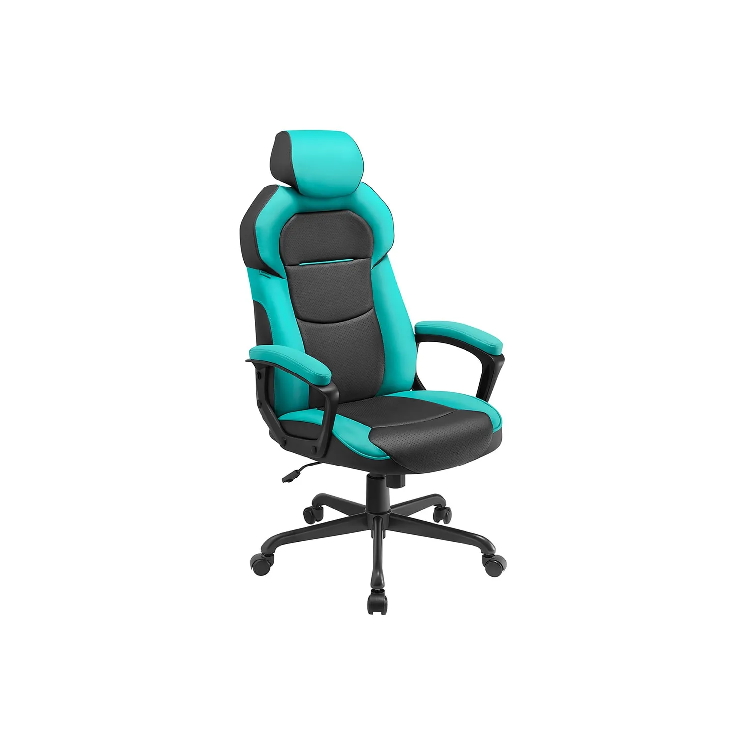 Biuro kėdė ryškios mėlynos spalvos ergonomiška iki 150kg Biuro kėdė ryškios mėlynos spalvos ergonomiška iki 150kg Akcija