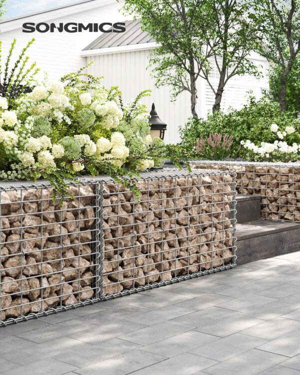 Sodo gabionas 100 x 50 x 30 cm rinkinys 5 vnt 2