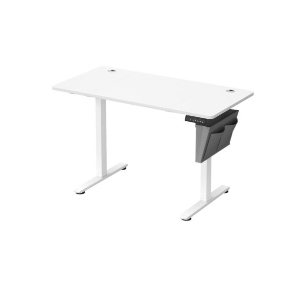 Elektrinis pakeliamas biuro stalas baltas 60x120cm