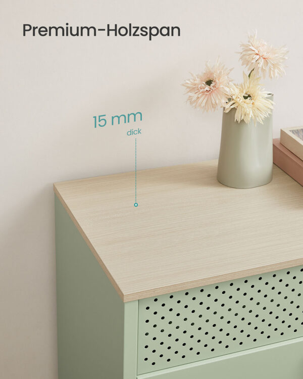 Spintelė pastelinė žalia plieninė pastatoma 70cm pločio 5