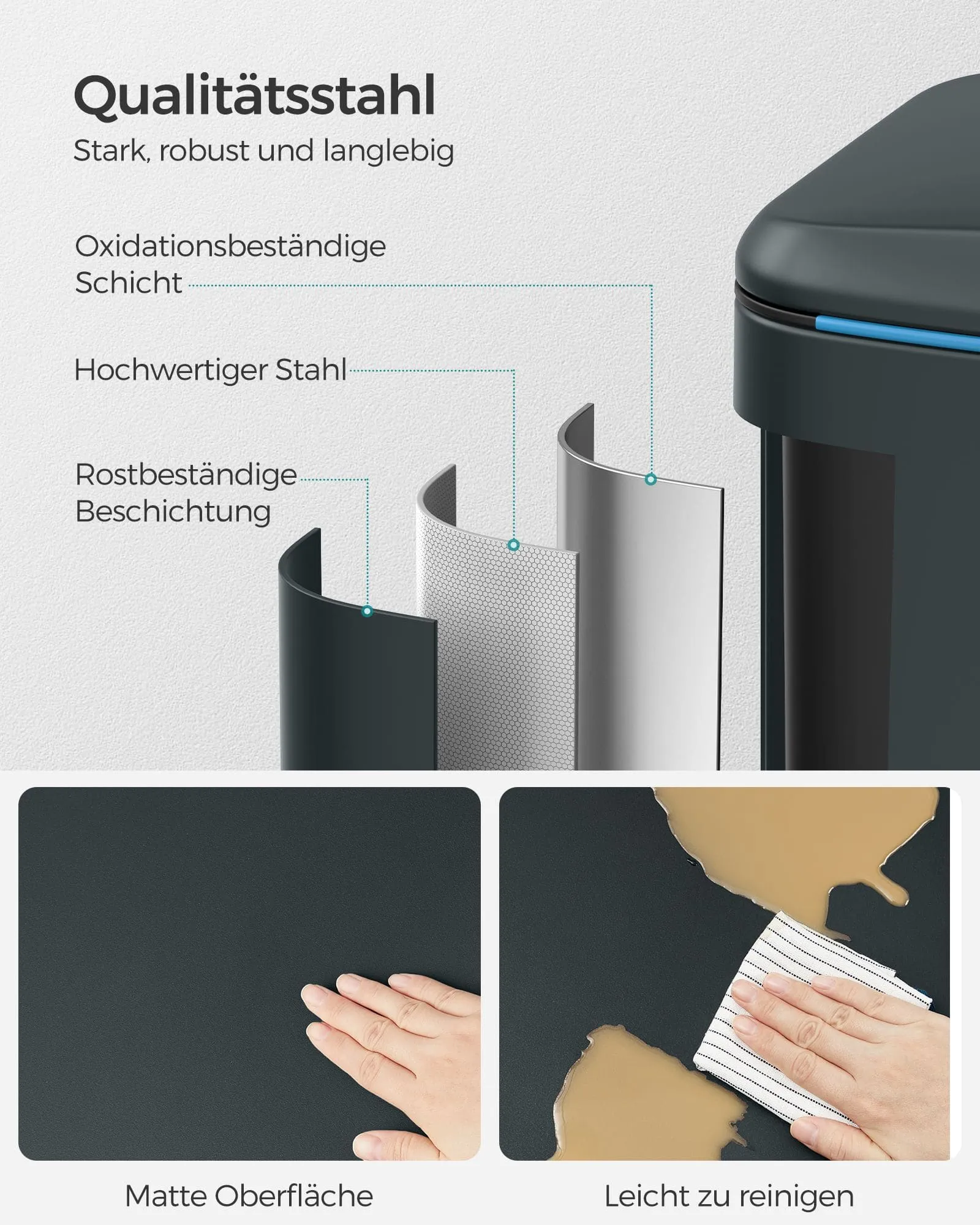 LTB40G02 3 balduloftaslt Šiukšliadėžė 2x20L tamsiai žalia su švelniu uždarymu Šiukšliadėžės