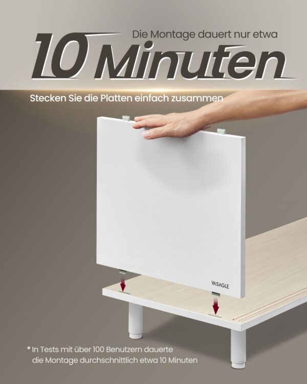 TV spintelė moderni balta kreminė 140cm pločio 3