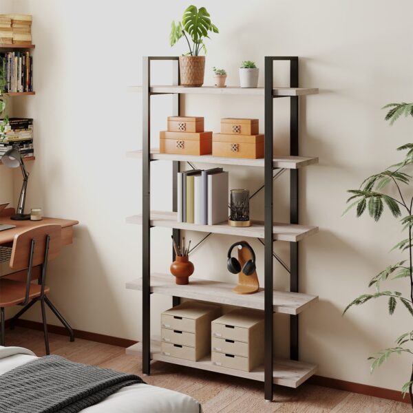 Pramoninio stiliaus pastatoma lentyna – 5 erdvūs skyriai