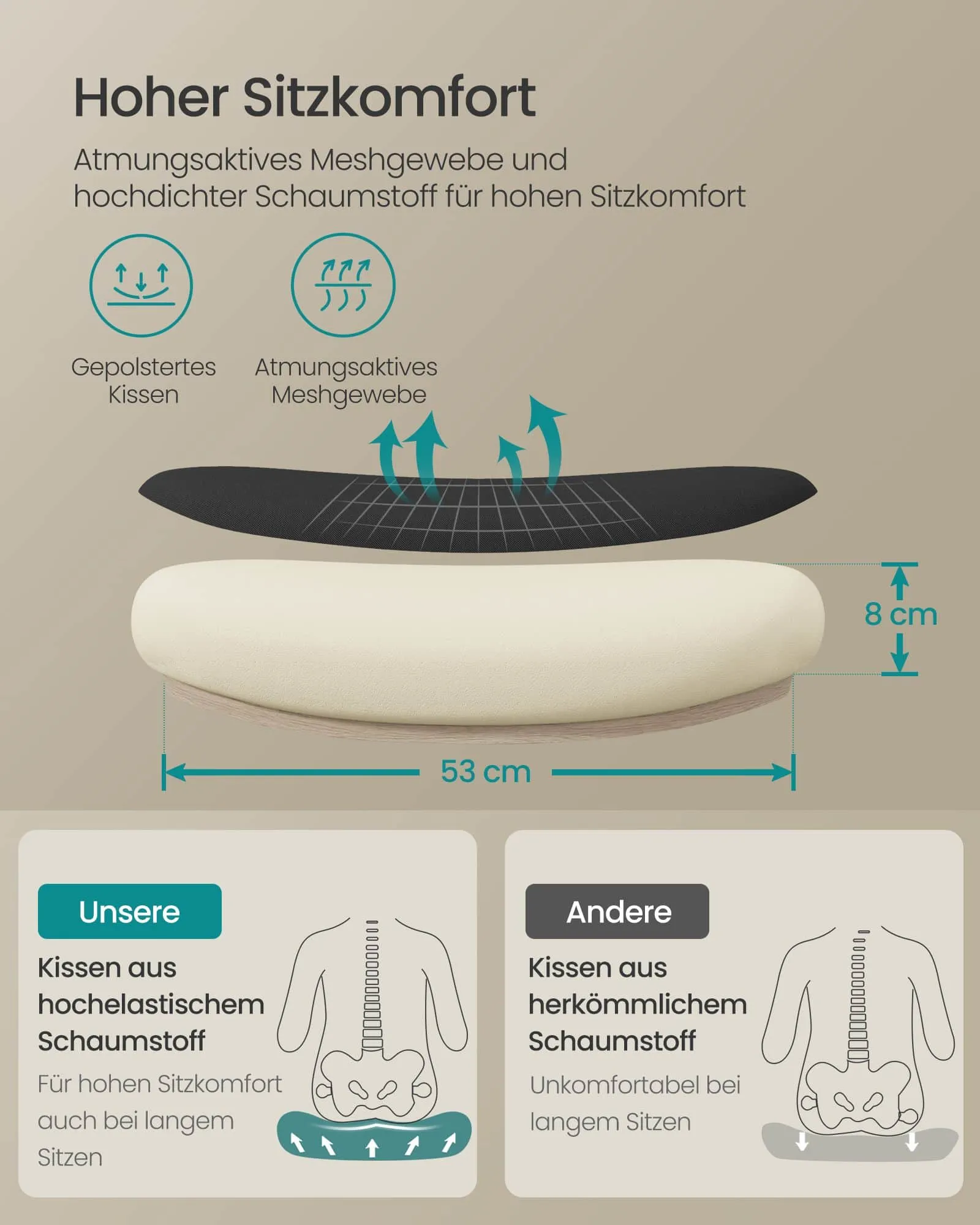 Ergonomiška biuro kėdė su tinkleliu ir reguliuojama atrama, juoda, 120 kg apkrova Ergonomiška biuro kėdė su tinkleliu ir reguliuojama atrama, juoda, 120 kg apkrova Biuras