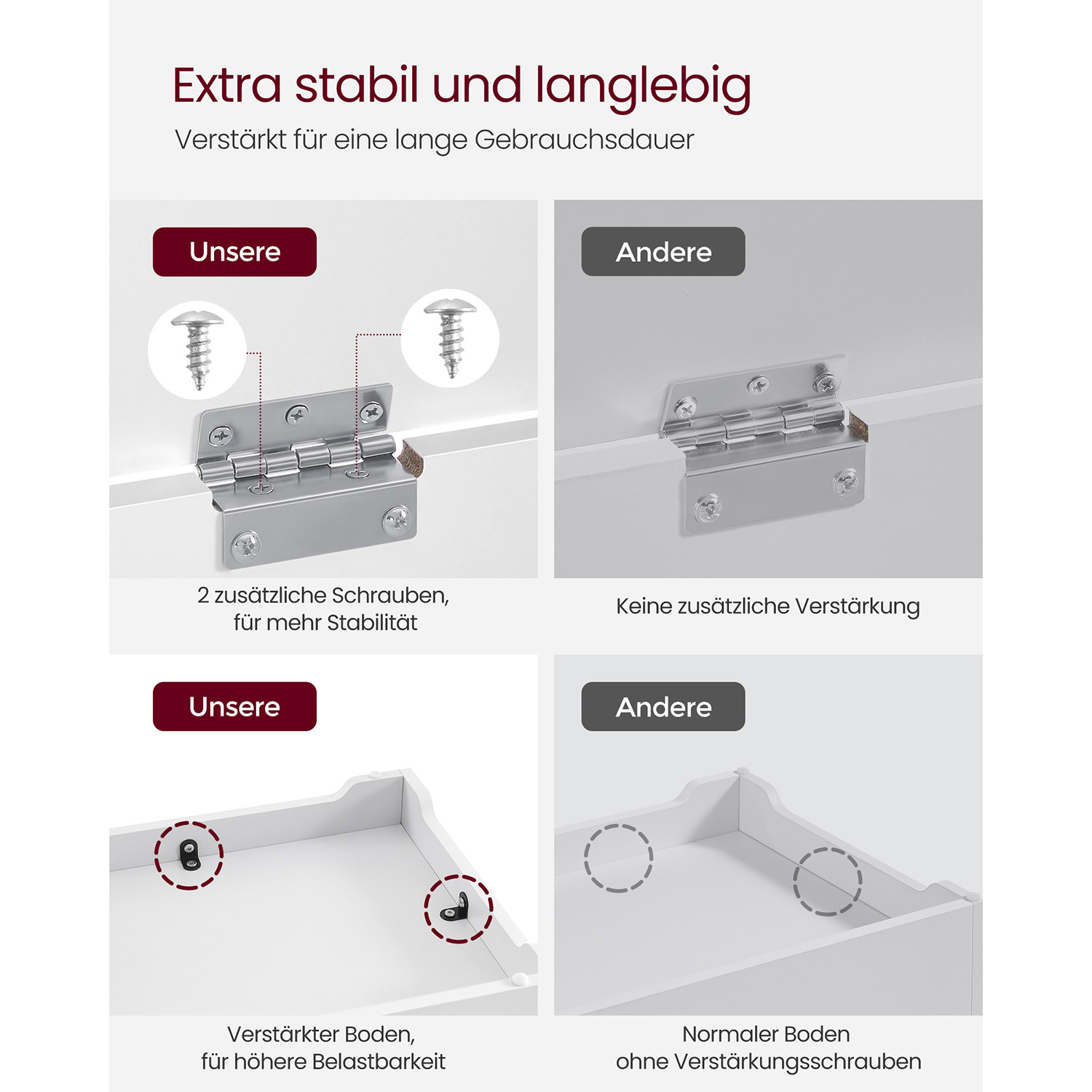 Batų suolas su daiktadėže prieškambariui, matinės baltos spalvos 10 Batų suolas su daiktadėže prieškambariui, matinės baltos spalvos 10