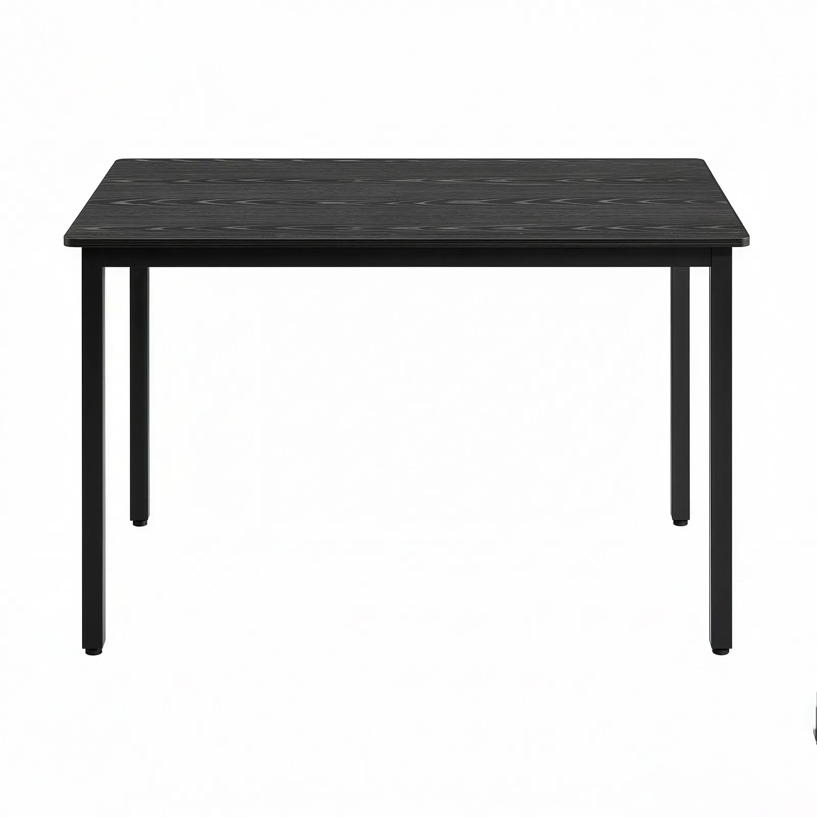 Virtuvės stalas 4 asmenims, juodas, 80 × 80 × 75 cm Virtuvės stalas 4 asmenims, juodas, 80 × 80 × 75 cm Stalai
