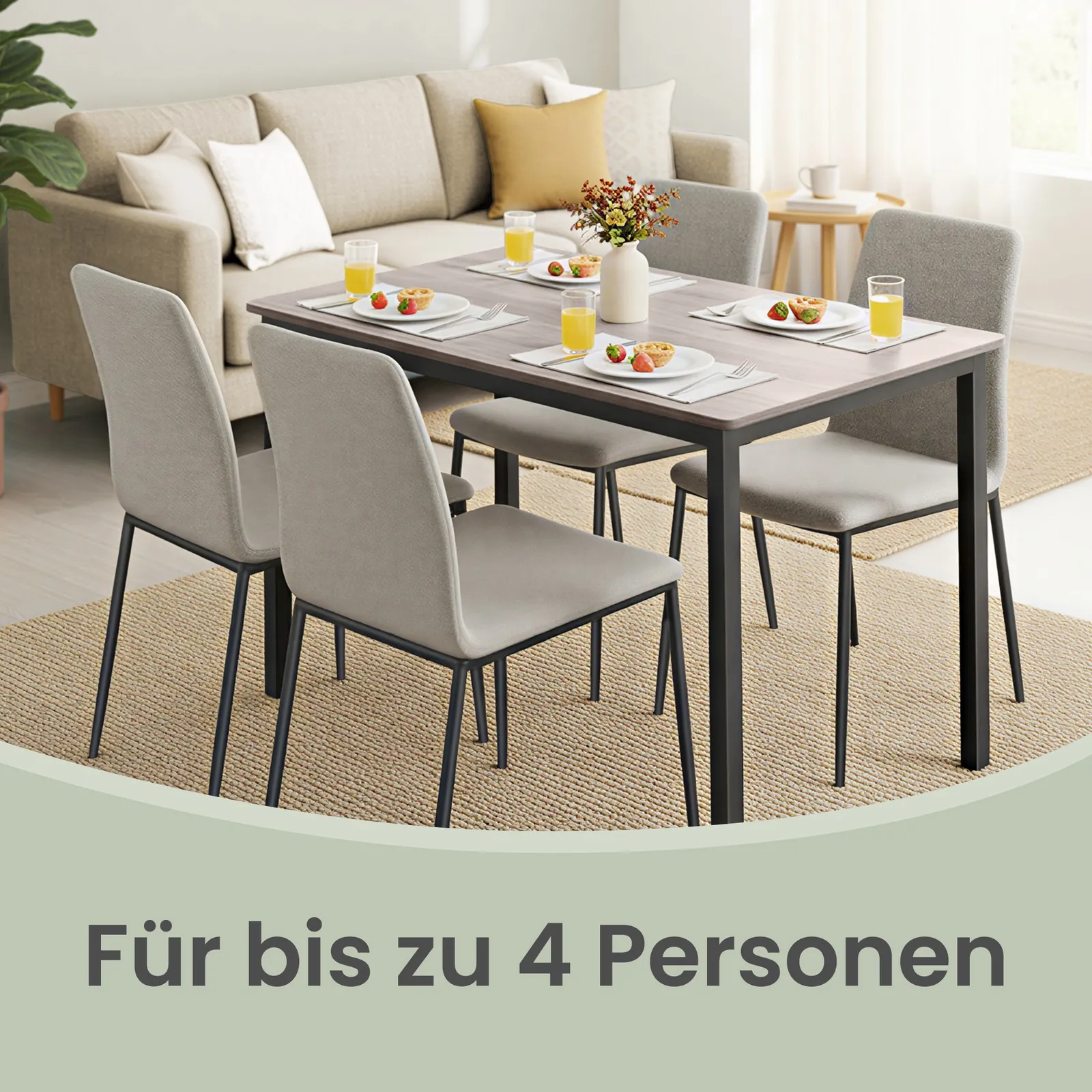 Virtuvinis stalas su juodu plieno rėmu ir šviesiu stalviršiu, 70 × 110 cm Virtuvinis stalas su juodu plieno rėmu ir šviesiu stalviršiu, 70 × 110 cm Stalai