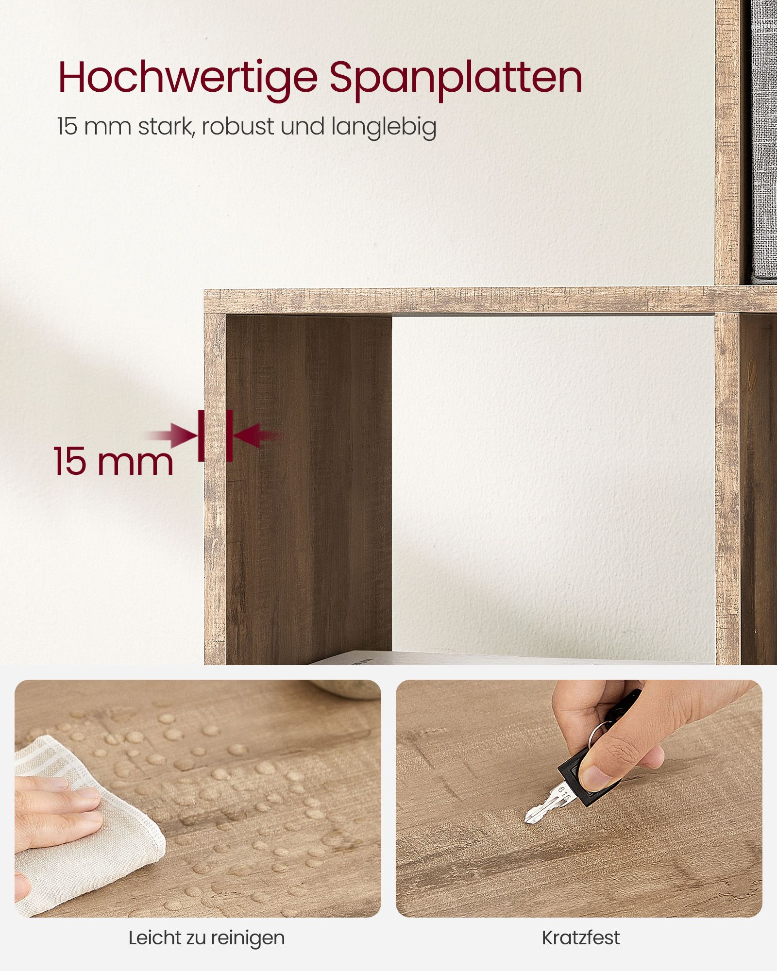 Laiptuota pastatoma knygų lentyna su 10 skyrių, rudos spalvos 5 Laiptuota pastatoma knygų lentyna su 10 skyrių, rudos spalvos 5