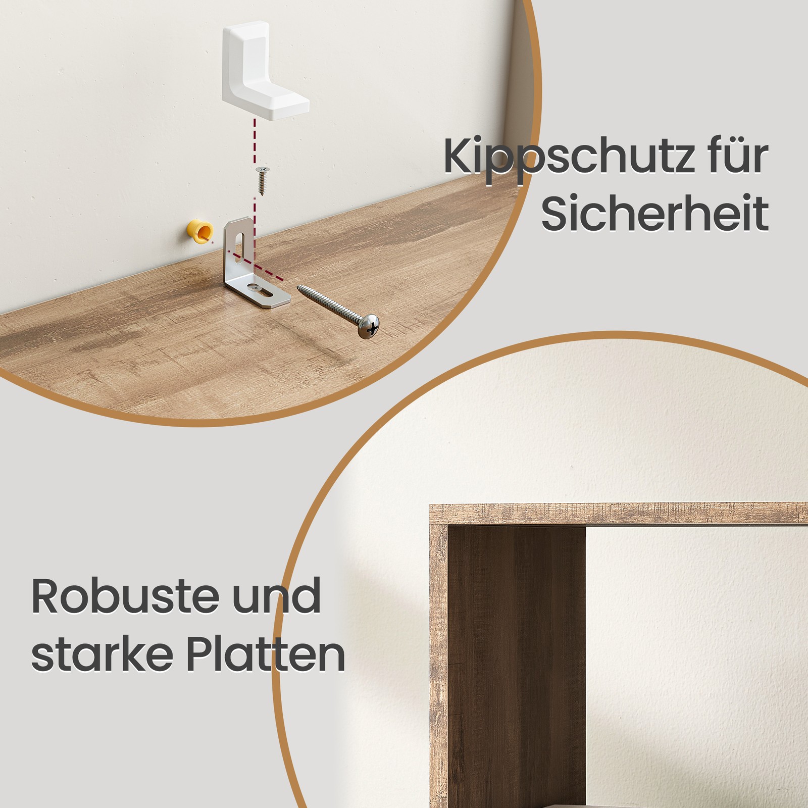 Laiptuota knygų lentyna su atvirais skyriais, rustic ruda 6 Laiptuota knygų lentyna su atvirais skyriais, rustic ruda 6