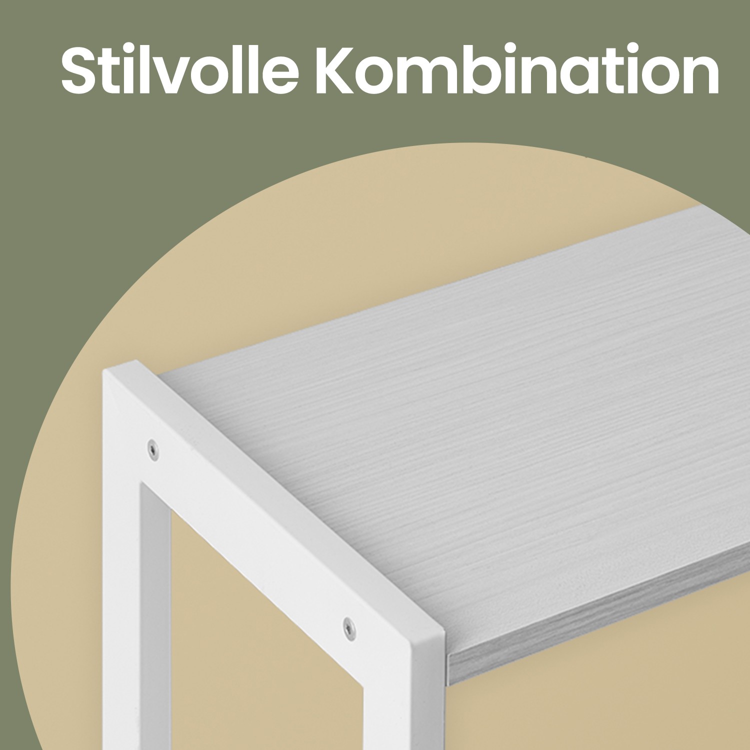 Moderni knygų spintelė su 4 atviromis lentynomis ir 2 durelėmis, balta 3 Moderni knygų spintelė su 4 atviromis lentynomis ir 2 durelėmis, balta 3