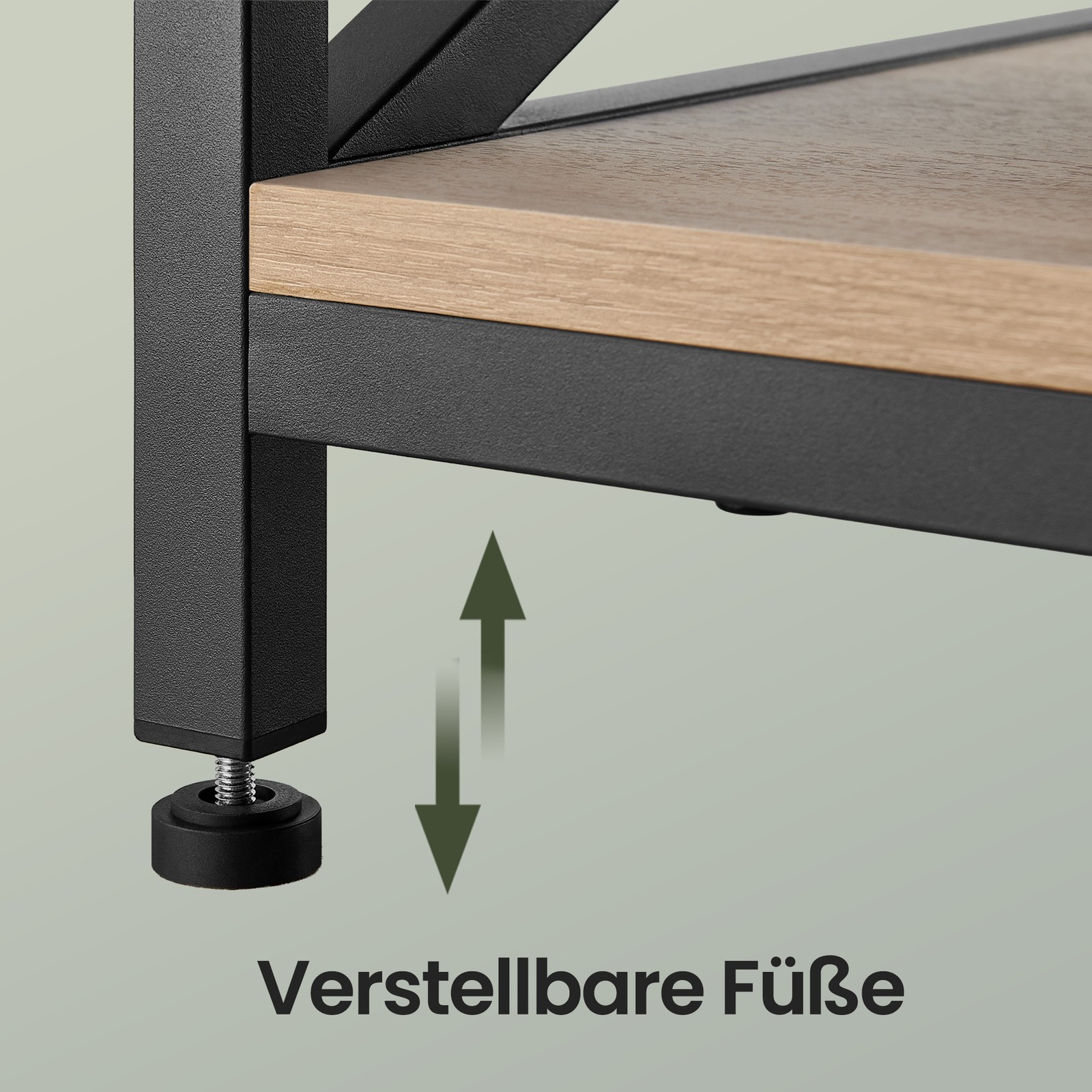 Reguliuojamo aukščio kavos staliukas su atvira ir paslėpta saugykla, rusvas 8 Reguliuojamo aukščio kavos staliukas su atvira ir paslėpta saugykla, rusvas 8