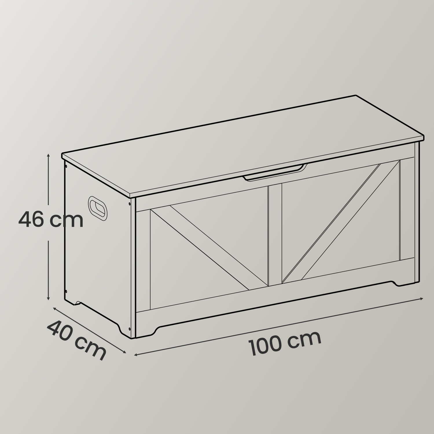Batų suolas su daiktadėže prieškambariui, matinės baltos spalvos 6 Batų suolas su daiktadėže prieškambariui, matinės baltos spalvos 6