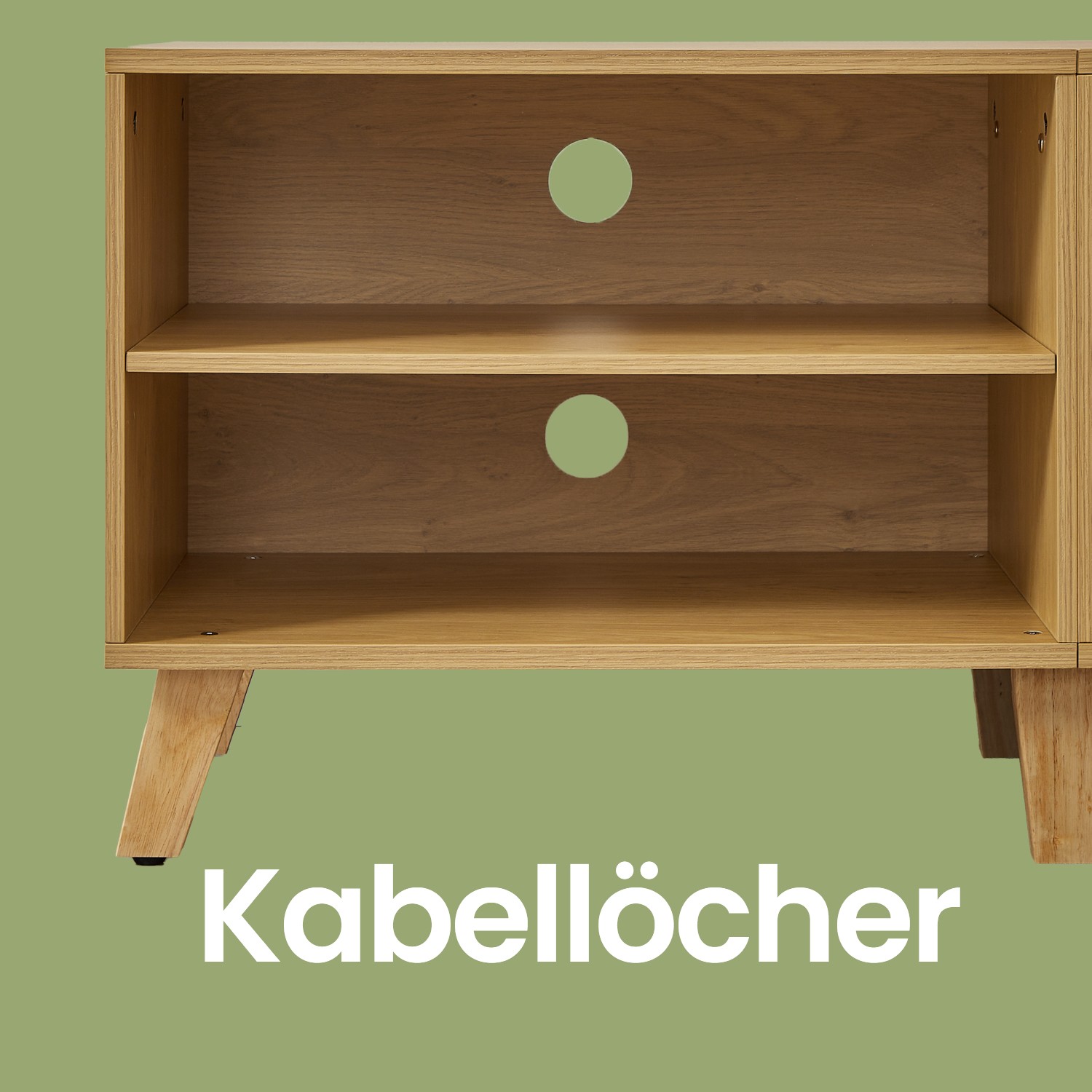 TV staliukas su 2 durelėmis, 140 cm, šviesios medienos spalvos 3 TV staliukas su 2 durelėmis, 140 cm, šviesios medienos spalvos 3