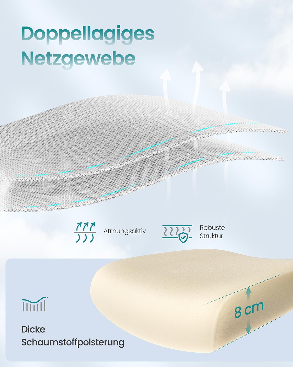 Ergonomiška biuro kėdė su tinkliniu audiniu ir sulankstomais porankiais, šviesiai pilka 5 Ergonomiška biuro kėdė su tinkliniu audiniu ir sulankstomais porankiais, šviesiai pilka 5