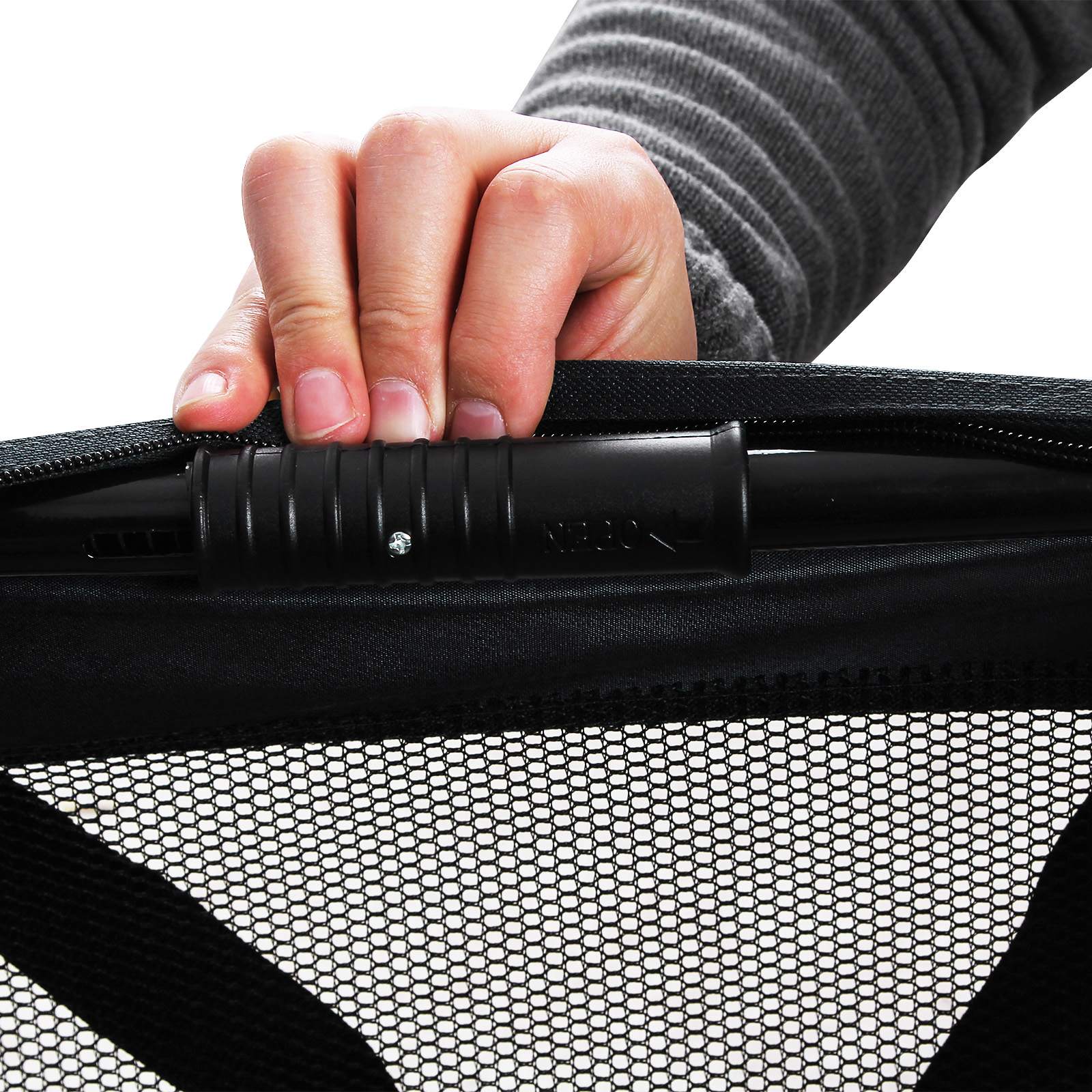 Augintinių nešiojimo krepšys, juodas, XL dydžio 6 Augintinių nešiojimo krepšys, juodas, XL dydžio 6