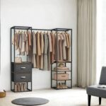 Pakabinama lentyna su 2 stalčiais balta 8