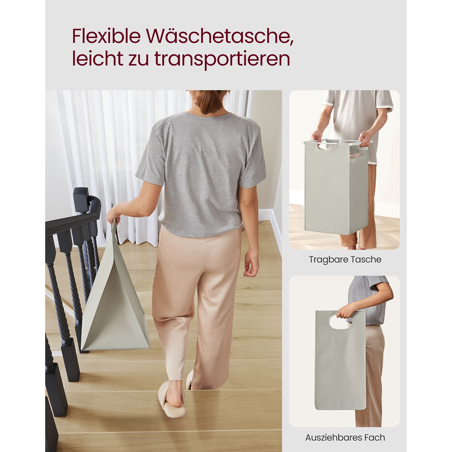 Vonios lentyna su 2 skalbinių krepšiais, baltos spalvos 9 Vonios lentyna su 2 skalbinių krepšiais, baltos spalvos 9