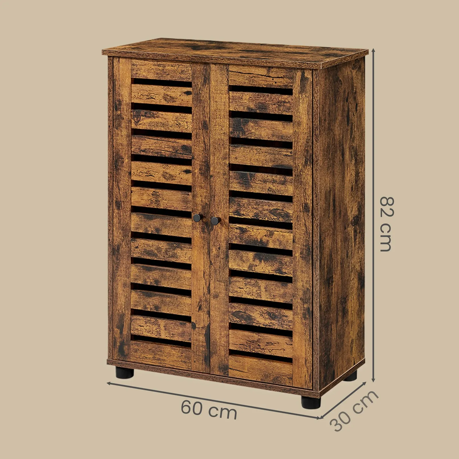 Pastatoma vintāžinė spintelė su permatomomis durelėmis 60 x 82 cm Pastatoma vintāžinė spintelė su permatomomis durelėmis 60 x 82 cm Akcija