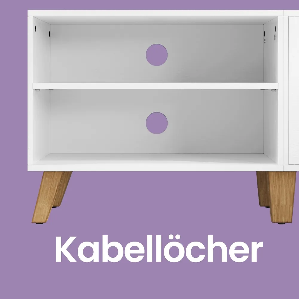 TV spintelė su 2 durelėmis balta 140 cm TV spintelė su 2 durelėmis balta 140 cm Akcija
