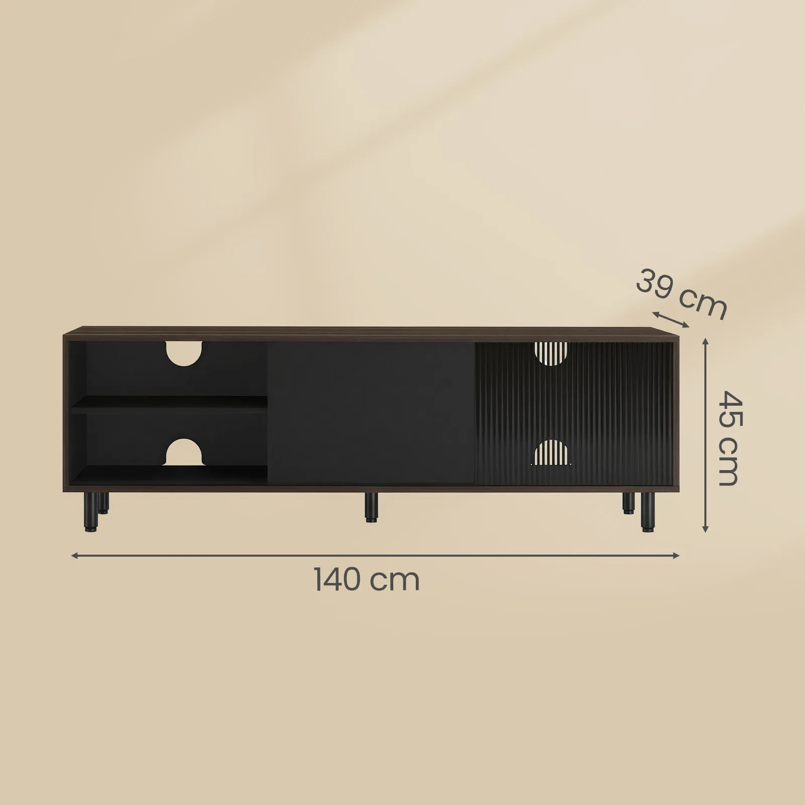 Modernus TV staliukas uodas 140cm pločio, greitai surenkamas Modernus TV staliukas uodas 140cm pločio, greitai surenkamas Akcija