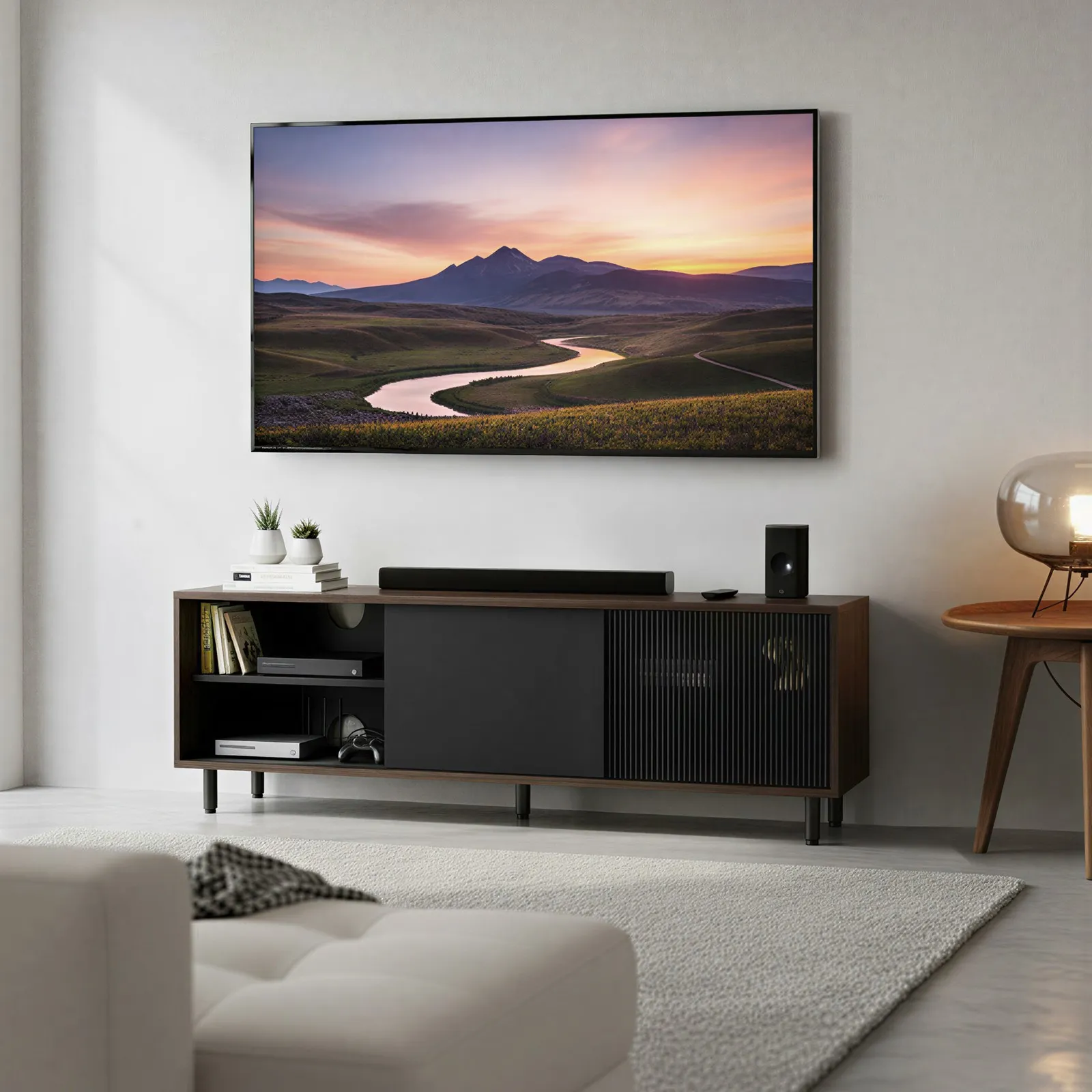 Modernus TV staliukas uodas 140cm pločio, greitai surenkamas Modernus TV staliukas uodas 140cm pločio, greitai surenkamas Akcija