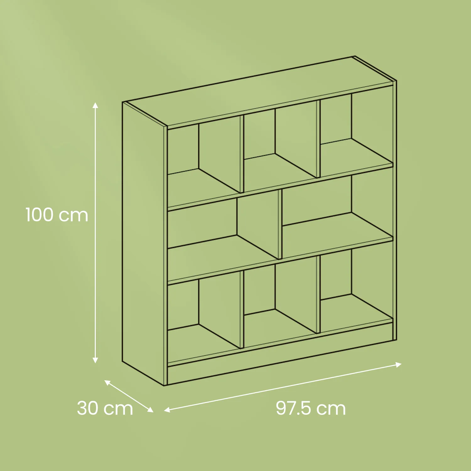 Pastatoma lentyna su 8 skyriais balta Pastatoma lentyna su 8 skyriais balta Akcija