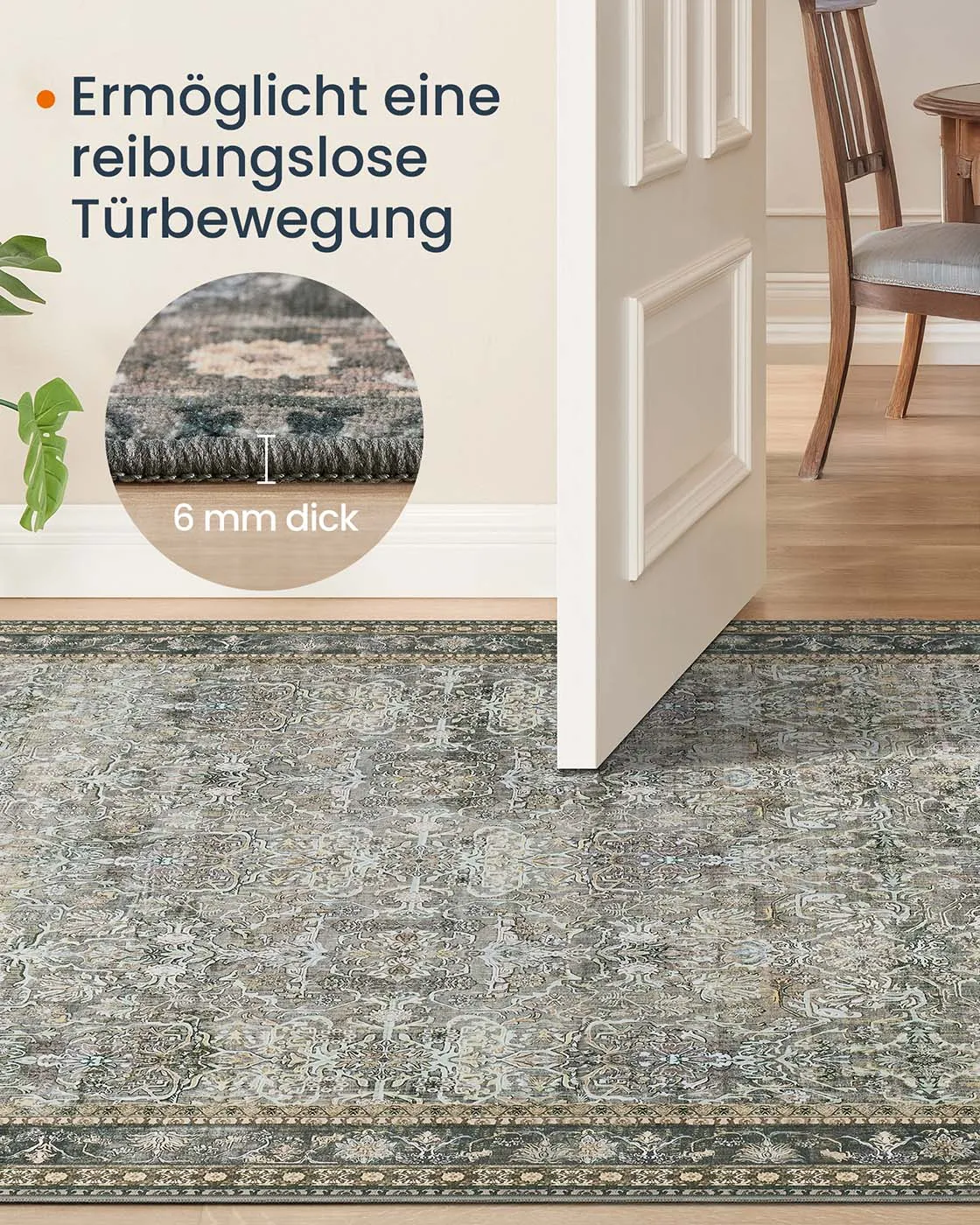 Kilimas vintage stiliaus 160 x 230 cm pilkas Kilimas vintage stiliaus 160 x 230 cm pilkas Akcija