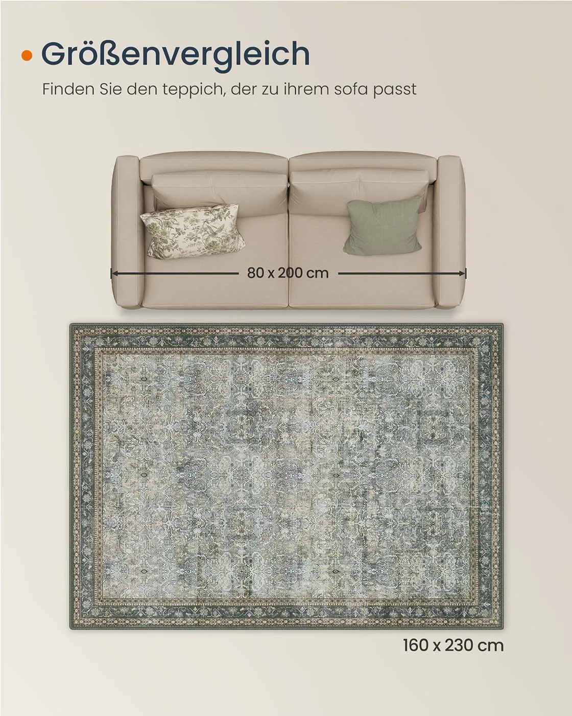 Kilimas vintage stiliaus 160 x 230 cm pilkas Kilimas vintage stiliaus 160 x 230 cm pilkas Akcija
